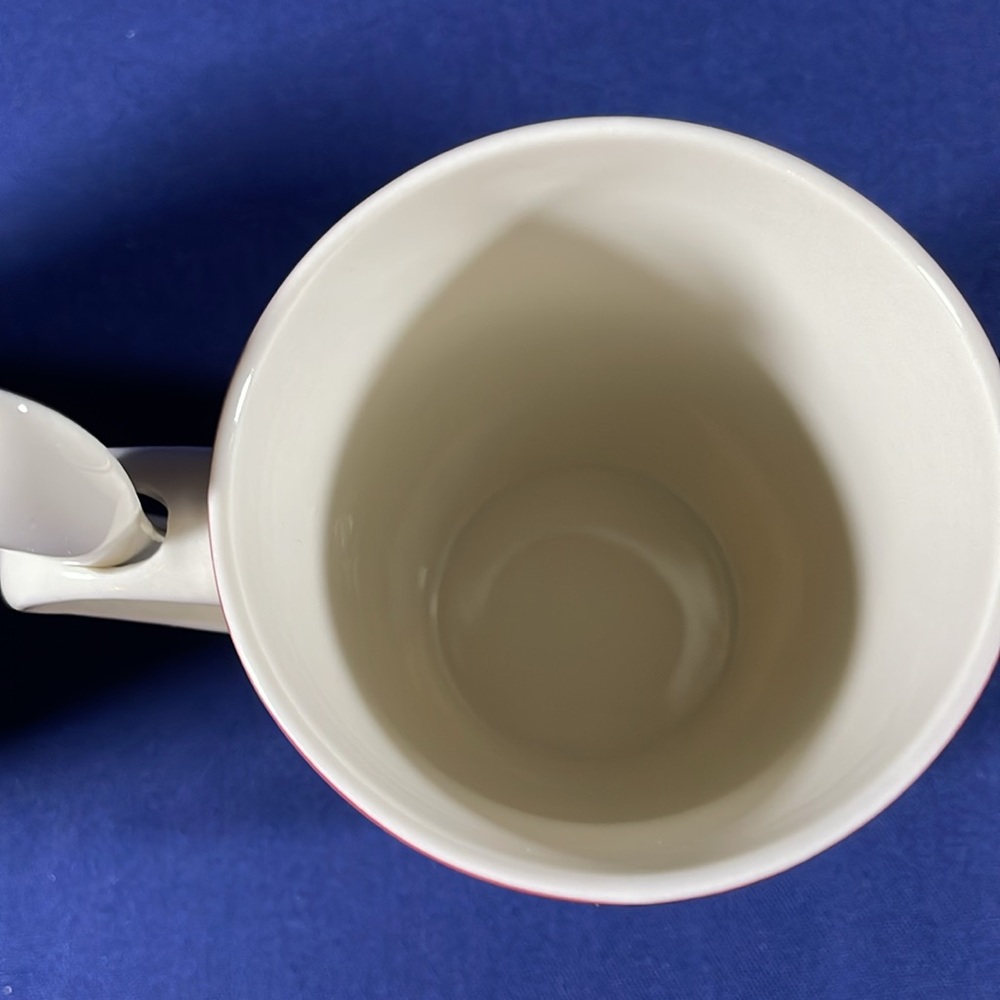 Two Lenox Winter Greetings Cardinal decorated mugs with spoons - Picture 7 of 10